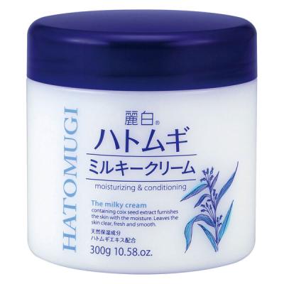 麗白 ハトムギ ミルキークリーム 300g 熊野油脂