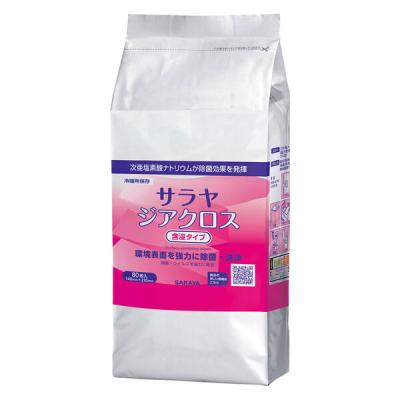 サラヤ 除菌クロス ジアクロス 含浸タイプ 80枚 詰替用 １袋