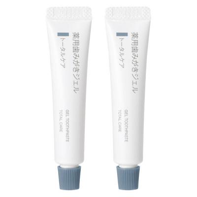 無印良品 薬用歯みがきジェル　トータルケア（携帯用） １０ｇ×２本  良品計画