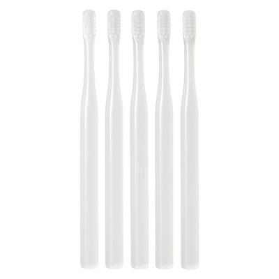 無印良品 ポリプロピレン歯ブラシ５本入 白　やわらかめ　全長約１７２ｍｍ  良品計画