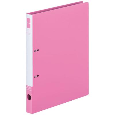 コクヨ リングファイル丸型2穴 スリムスタイル（ハードタイプ） A4タテワイド 背幅27mm ピンク ASフ-URFH420P  オリジナル