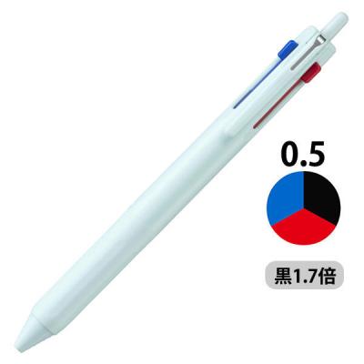 LOHACO - ジェットストリーム3色ボールペン 0.5mm 黒インク70％増量