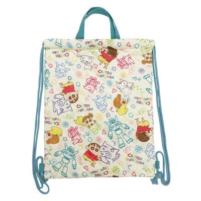 【アウトレット】アイプランニング クレヨンしんちゃん キルト加工 ナップサック らくがき N22340B 1個　リュック　バッグ　軽量
