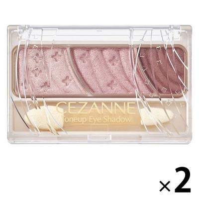 CEZANNE（セザンヌ） トーンアップアイシャドウ 10ベリーブラウン セザンヌ化粧品 ×2個