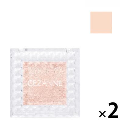 CEZANNE（セザンヌ） シングルカラー アイシャドウ 01パールベージュ セザンヌ化粧品 ×2個