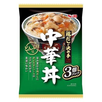 【セール】どんぶり党 中華丼 165g×3個 1袋 エスビー食品 レトルト