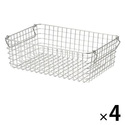 【無印良品】ステンレス　重なるバスケット　おまとめ　計8個 LOHACO - 無印良品 ステンレスワイヤーバスケット2 約幅37×奥行