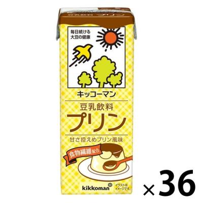キッコーマン 豆乳飲料 プリン 200ml 1セット（36本）