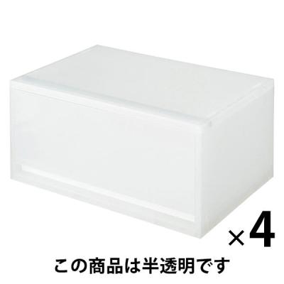 LOHACO - 無印良品 ポリプロピレン 小物収納ケース ワイド 大 約幅37