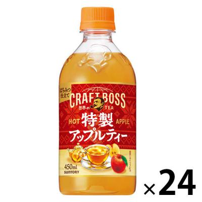 LOHACO - 缶サントリー クラフトボス 特製アップルティー ホット 450ml