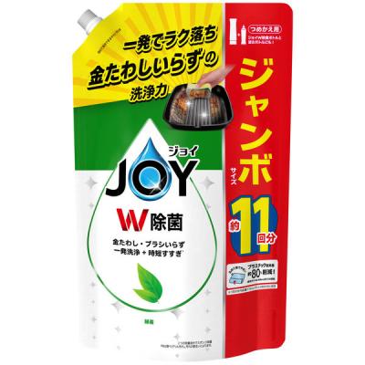 ジョイ JOY W除菌 食器用洗剤 緑茶 詰め替え 超ジャンボ 1425mL 1個 P＆G