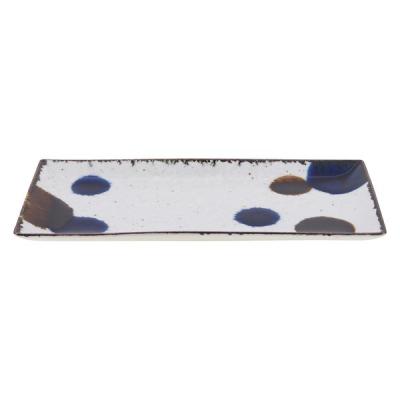 【アウトレット】美濃焼 磁器 AWA 長角皿 大皿 27×13.2cm 1枚 TOJIKITONYA