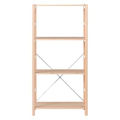 LOHACO - 無印良品 パイン材ユニットシェルフ奥行25cmタイプ
