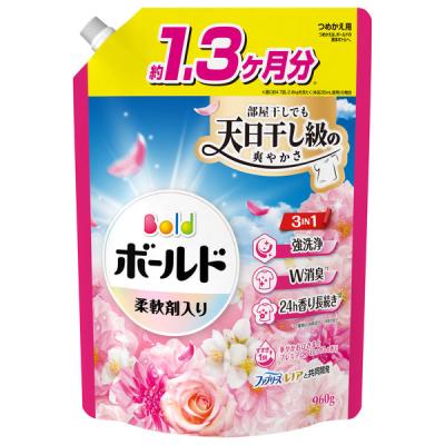 LOHACO - ボールド 柔軟剤入り 洗濯洗剤 液体 プレミアムブロッサム