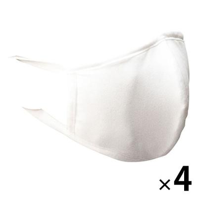 【アウトレット】マスク 夏を乗り切るひんやりマスク 白 NTM10シロ 1セット（1枚×4）キングジム