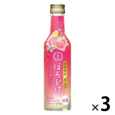 LOHACO - 【ワゴンセール】月桂冠 日本酒仕立て ほろどけ もも 200ml