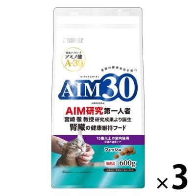 まこまこ　猫用サプリメント (12g×20本)×5箱 LOHACO - AIM30 猫 15歳以上の室内猫用 腎臓の健康ケア フィッシュ