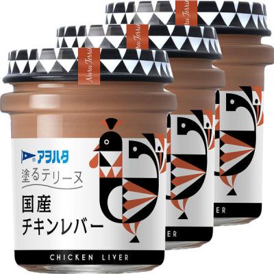 アヲハタ 塗るテリーヌ 国産チキンレバー 73G 3個