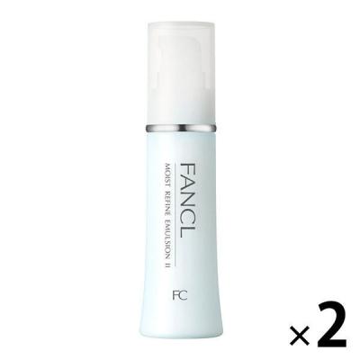 モイストリファイン 乳液 II しっとり 2本セット ローション クリーム 普通肌 乾燥肌 [FANCL 基礎化粧品]