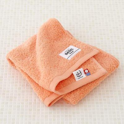 今治タオル フェイスタオル ロハコ限定 LOHACO Basic towel アプリコットオレンジ 約34×80cm 1枚  オリジナル