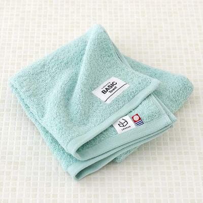 今治タオル フェイスタオル ロハコ限定 LOHACO Basic towel エメラルドオーシャン 約34×80cm 1枚  オリジナル