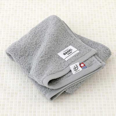 今治タオル フェイスタオル ロハコ限定 LOHACO Basic towel ストーングレー 約34×80cm 1枚  オリジナル