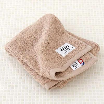 今治タオル フェイスタオル  ロハコ限定 LOHACO Basic towel テラブラウン 約34×80cm 1枚  オリジナル