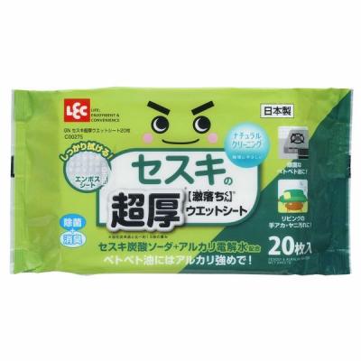 激落ちくん セスキ 超厚ウエットシート 1パック（20枚入） レック