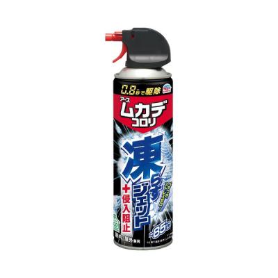ムカデ 駆除剤 スプレー ムカデコロリ 凍らすジェット 250mL 1個 侵入阻止 予防 ムカデ対策 殺虫剤 冷凍殺虫スプレー アース製薬
