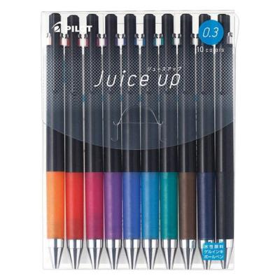 【アウトレット】ゲルインクボールペン　ジュースアップ　0.3mm　10色セット　LJP200S3-10C　パイロット