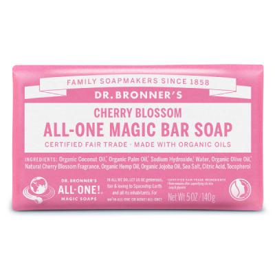 ドクターブロナー マジックソープバー（magic soap） 石鹸 チェリーブロッサム 140g ナチュラルソープ
