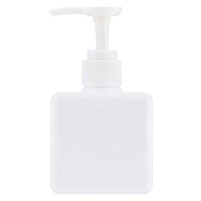 シャンプー用ディスペンサー ホワイト スクエア ボトル 250ml ベストコ
