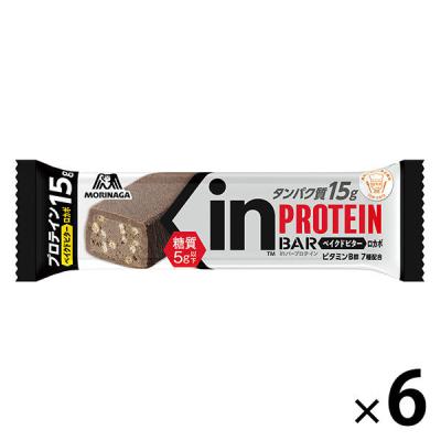 inバー（インバー） プロテイン ベイクドビター 6本 森永製菓 栄養補助食品