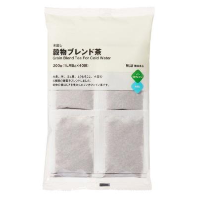 無印良品 水出し 穀物ブレンド茶 200g（1L用5g×40バッグ） 良品計画