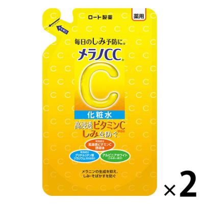 【アウトレット】メラノCC 薬用しみ対策美白化粧水 つめかえ用 170mL×2個 ロート製薬