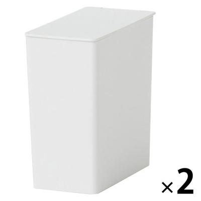 LOHACO - 無印良品 ポリプロピレンごみ箱 角型 ミニ（約0.9L） 約幅7