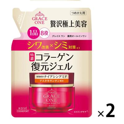 LOHACO - グレイス ワン 薬用リンクル リペアジェル 詰替 90g 2個