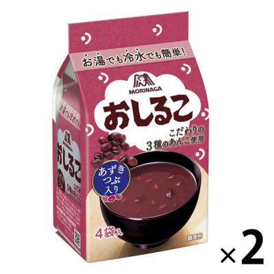 森永製菓 おしるこ4袋入  1セット（2個）