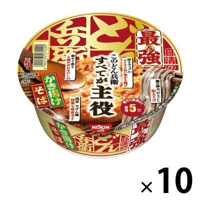 カップ麺 日清の最強どん兵衛 かき揚げそば 101g 1セット（10個） 日清食品