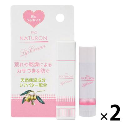 パックスナチュロン　リップクリーム　4g　1セット(2個)　太陽油脂　無添加　敏感肌用　天然由来100%