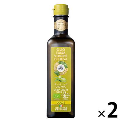 ALCE NERO（アルチェネロ） イタリア産 有機エキストラバージンオリーブオイル ドルチェ 500ml  1セット（2本）