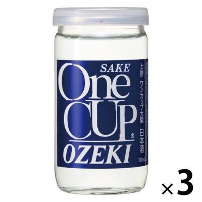 大関 上撰 ワンカップ 180ml瓶（料理酒にも）1セット（3個）　日本酒