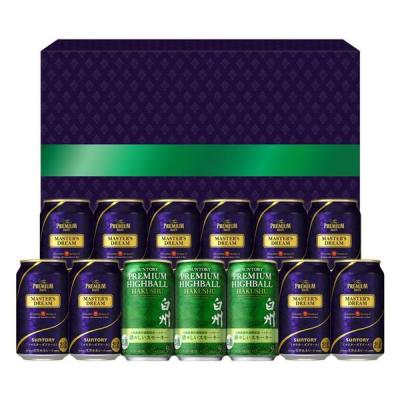 【ワゴンセール】【賞味期限2024/11/30】白州ウイスキーハイボール3本+マスターズドリーム350ml 10本 1セット（13本）（わけあり品）
