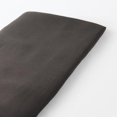 【SALE】 無印良品 綿フランネル敷ふとんシーツ S 兼浅型ボックスシーツ 100×200×3-10cm用 ダークブラウン 良品計画