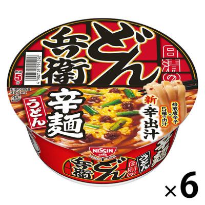 LOHACO - 日清のどん兵衛 辛麺 [5種の出汁×焙煎唐辛子のコクと辛味] 1