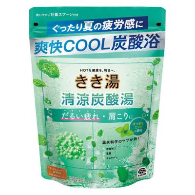 きき湯 クール 炭酸入浴剤 清涼炭酸湯 すっきりミントの香り 360g 1個 医薬部外品 アース製薬