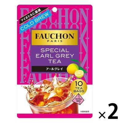 FAUCHON（フォション） 紅茶 水出しアールグレイ ティーバッグ　1セット（1袋（10バッグ入）×2）