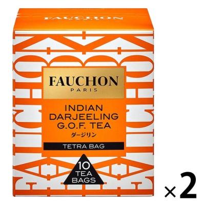 FAUCHON（フォション） 紅茶 ダージリン ティーバッグ　1セット（1箱（10バッグ入）×2）