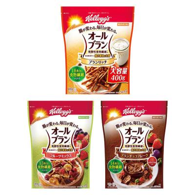 LOHACO - ケロッグ オールブラン 3種アソート (ブランリッチ・フルーツ