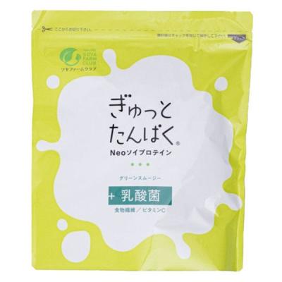 【アウトレット】ぎゅっとたんぱく Neoソイプロテイン グリーンスムージー +乳酸菌　1個 不二製油